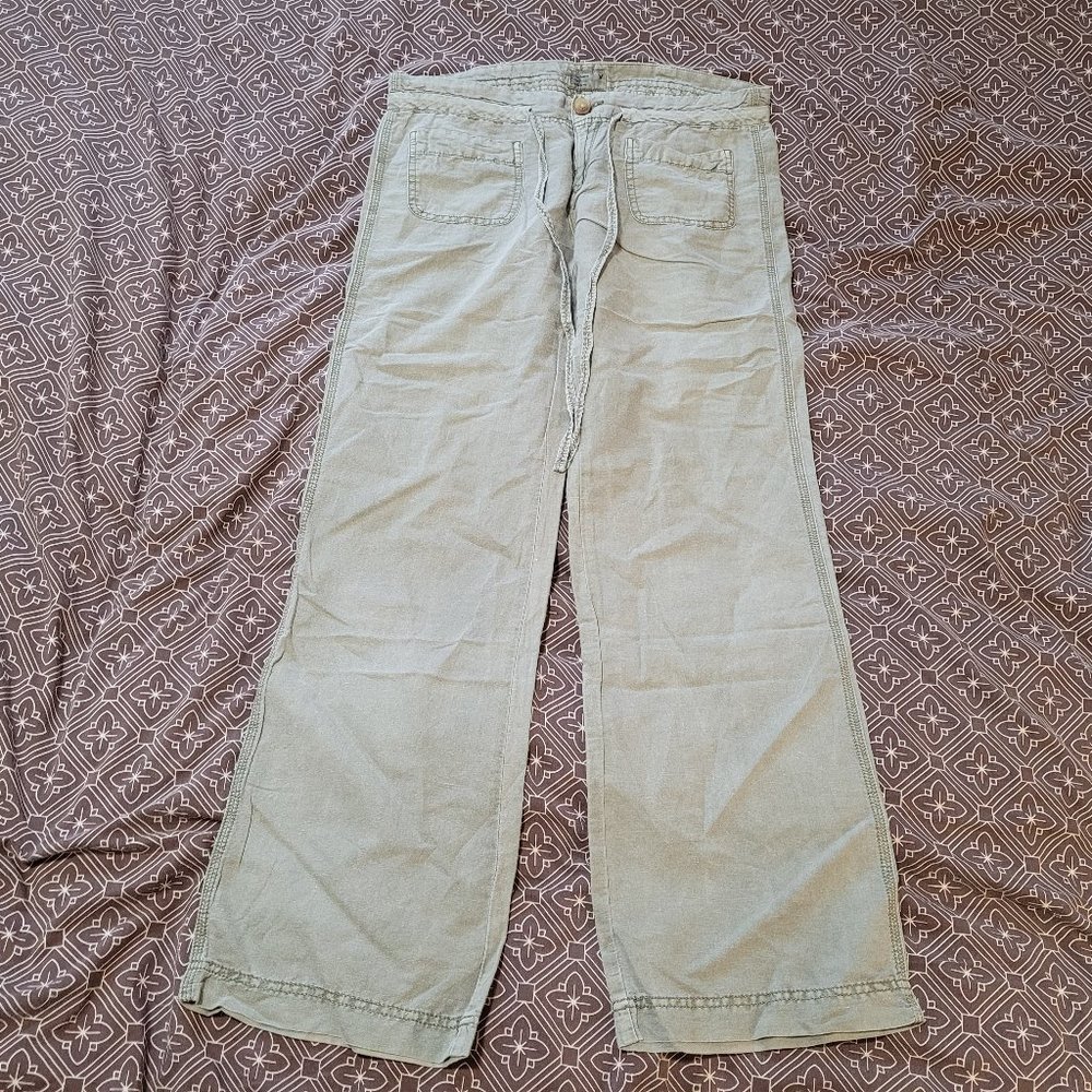American Eagle Outfitters Linen Pants 6 Long